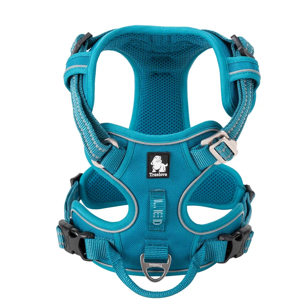 TRUE LOVE Pet Harness TLH5654 - Harnais Réfléchissant Confortable et Ajustable pour Chien