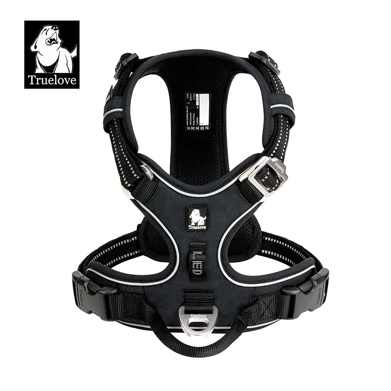 TRUE LOVE Pet Harness TLH5654 - Harnais Réfléchissant Confortable et Ajustable pour Chien