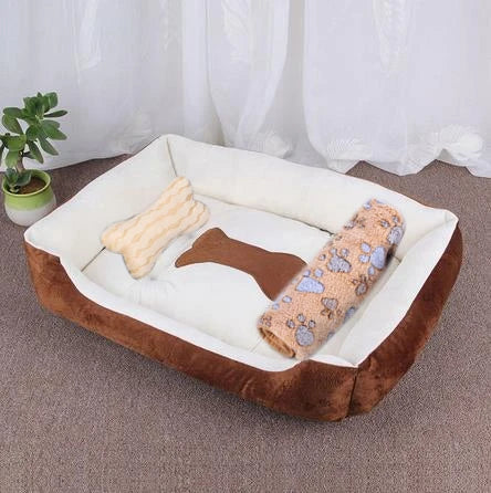 LAPLADOG - Lit pour Chien Confortable en Coton 100%