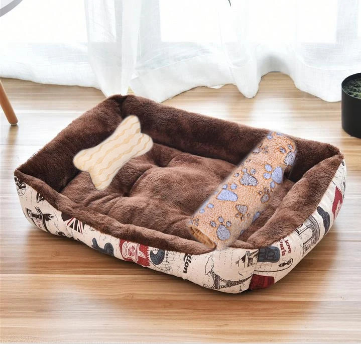 LAPLADOG - Lit pour Chien Confortable en Coton 100%