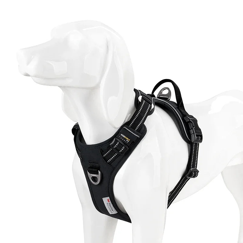 TRUE LOVE Pet Harness TLH5654 - Harnais Réfléchissant Confortable et Ajustable pour Chien