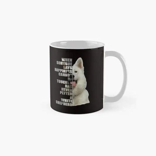 Mug Berger Blanc Suisse – Design Élégant, Impression Photo, Cadeau Parfait